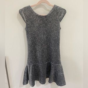 The children’s place Silver Gray Sequin Dress Size 7/8